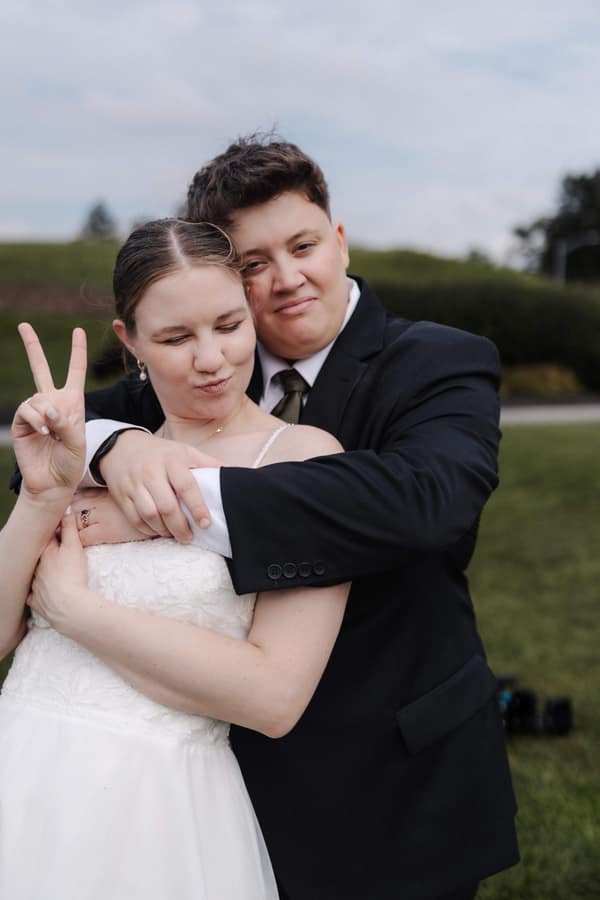 Ruth and Emily wedding photograph 14