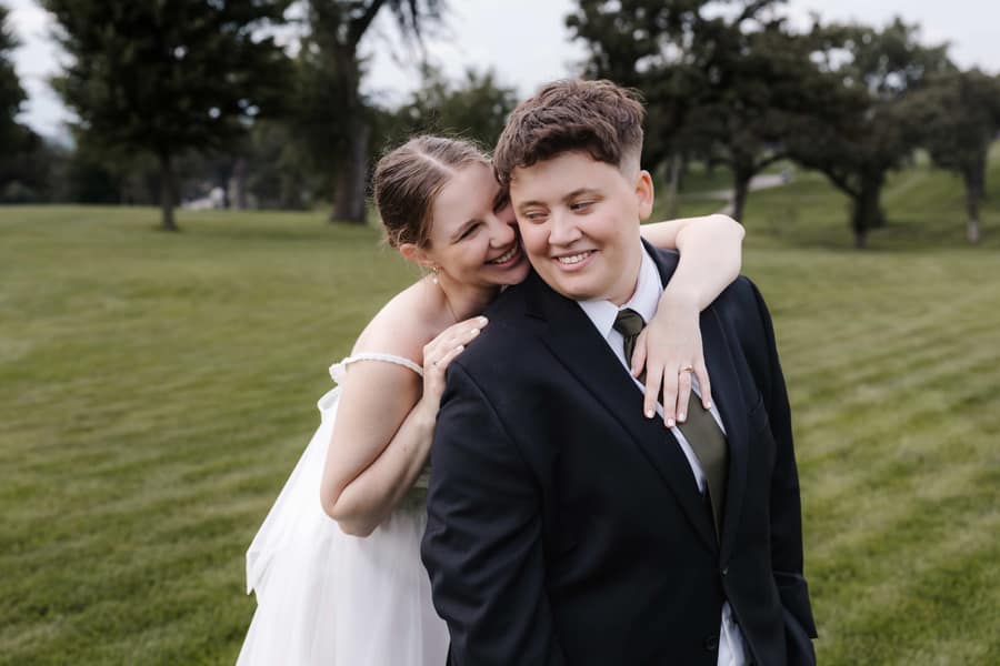 Ruth and Emily wedding photograph 44
