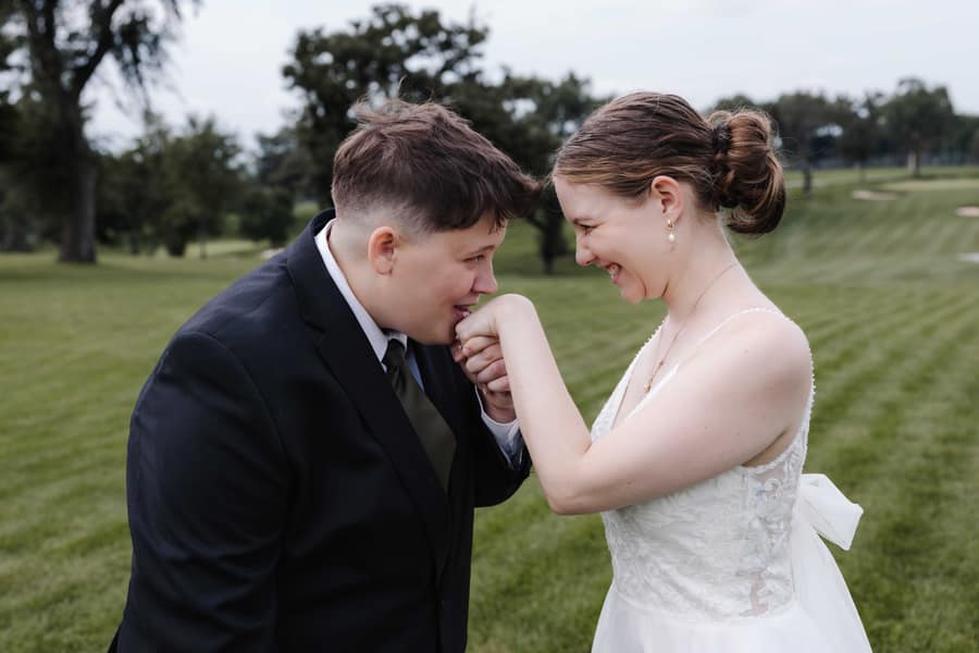 Ruth and Emily wedding photograph 49