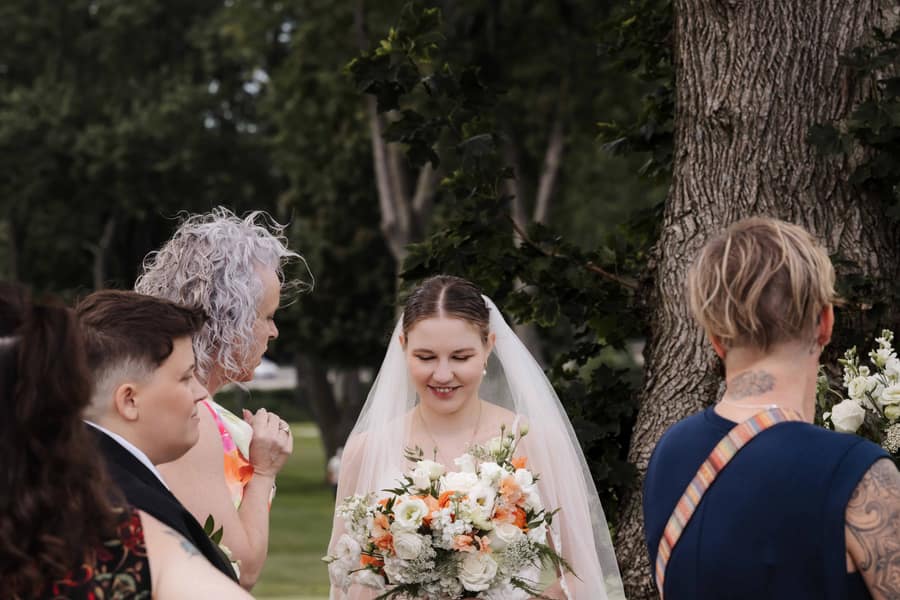 Ruth and Emily wedding photograph 80